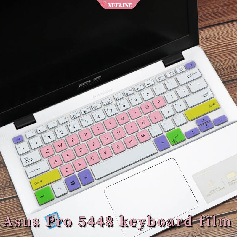 Cocok Untuk Asus Pro 5448key film 14inch laptop PU404U Penutup Debu E406 E406Sa E406 E406S full cover film Pelindung [ZXL]