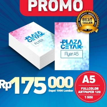 

CETAK BROSUR A5 ARTPAPER 120 1000 LEMBAR TERLARISS...,,,,,