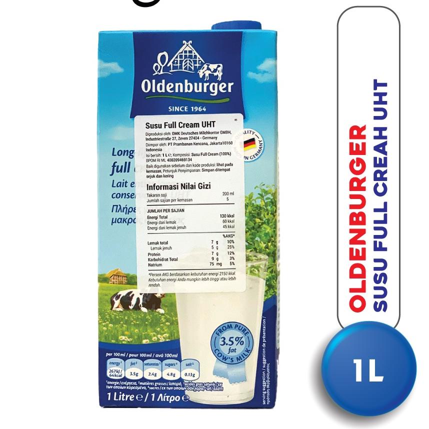 

Harga Bersahabat OLDENBURGER Full Cream Milk 3,5% Fat 1 Liter Susu Full Cream++