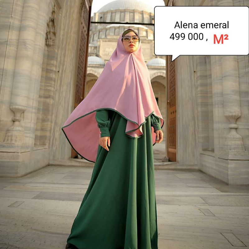 Set Gamis Aleena Emerald by AULIA