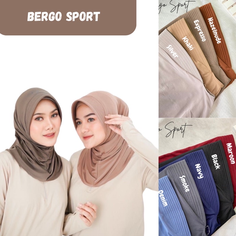 Jilbab sport murah /  jilbab instan sport jersey premium