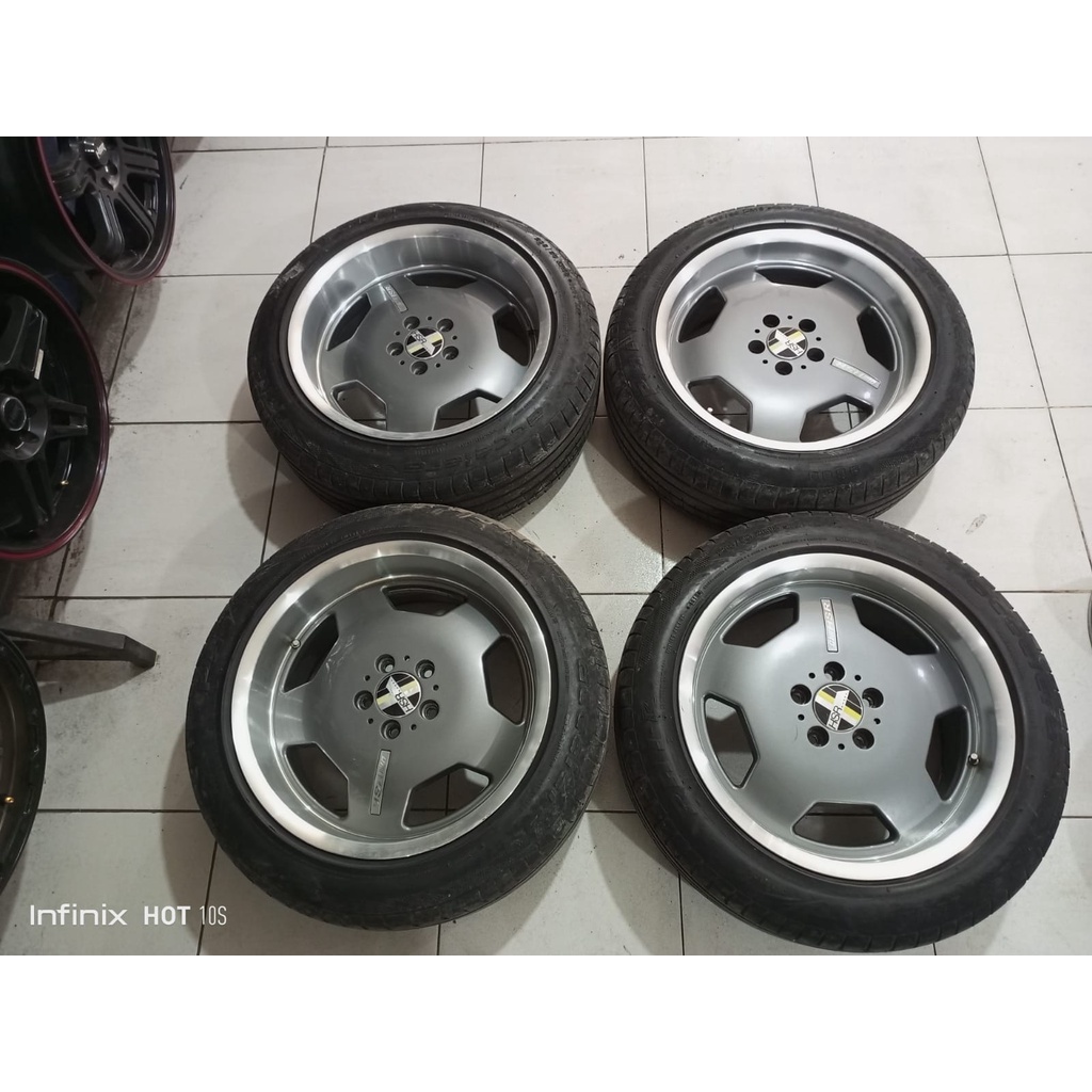 Velg Mobil Ring 18 ROSTOK EURO R18X8-9 Baut 5 ET35-40 BAN 235 50 R18