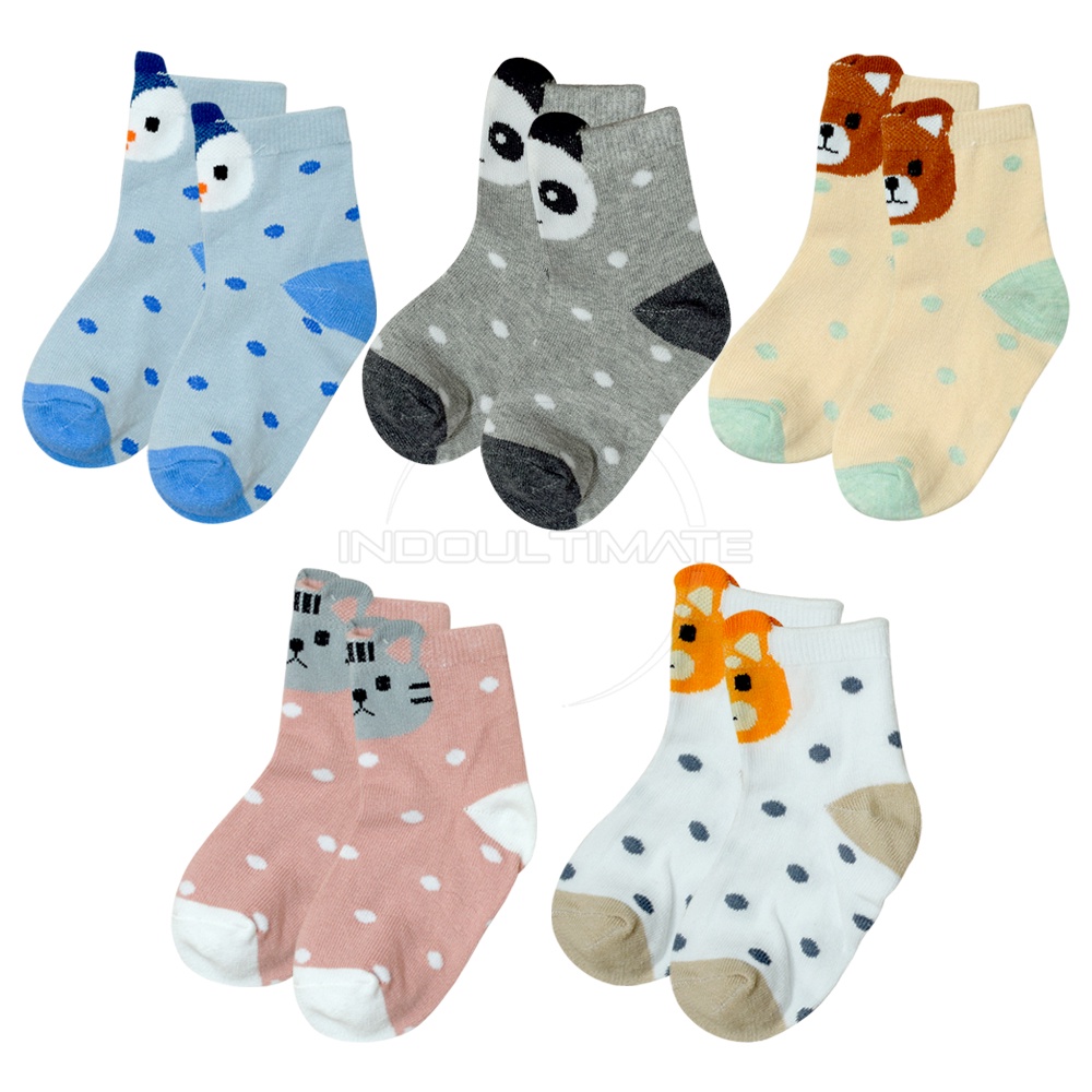 [ 4 - 6 Thn ] 1 Pasang Kaos Kaki Anak Kaos Kaki Balita Kids Socks KKA-023 Kaos Kaki Bayi