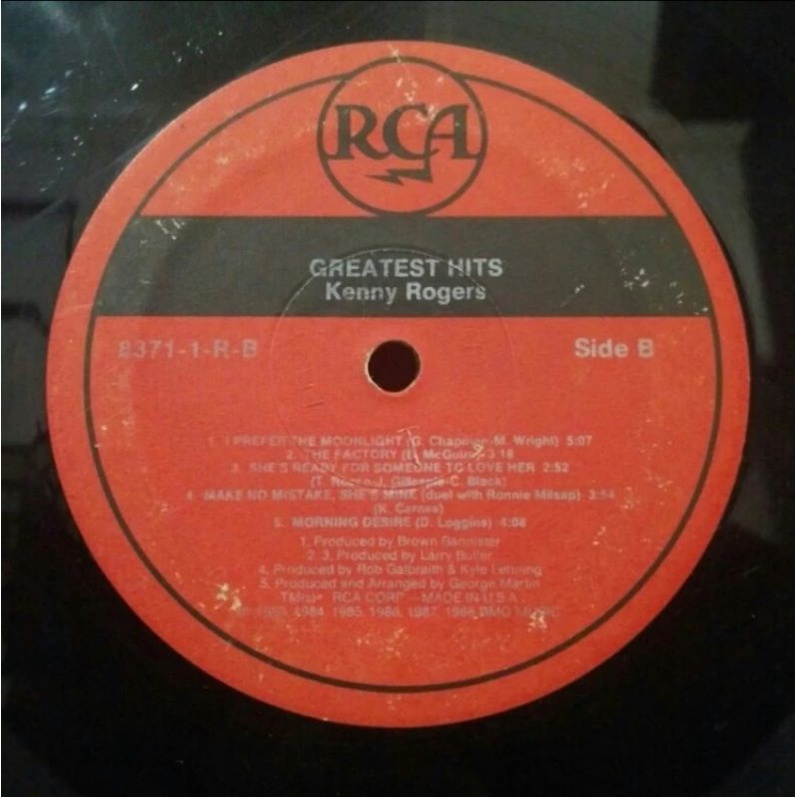 Vinyl Piringan Hitam PH 12&quot; Greatest Hits Kenny Rogers