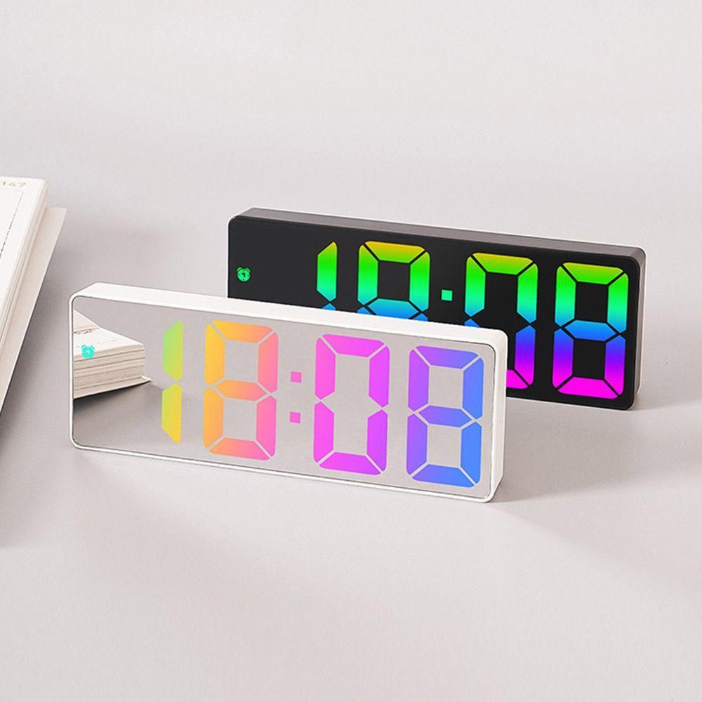 Preva Jam Weker Digital Meja Waktu Samping Tempat Tidur LED Display