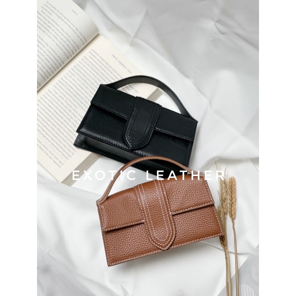 JACQUEMUS LE BAMBINO MINI TAS KULIT ASLI (NO BRAND)