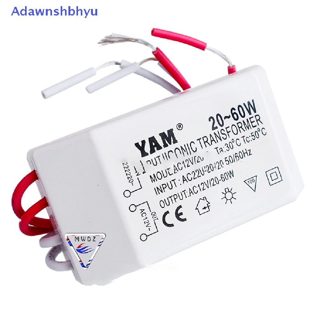 Trafo Elektronik Adhyu AC 220V Ke 12V 20-60W Haen Cahaya Driver Power Supply ID