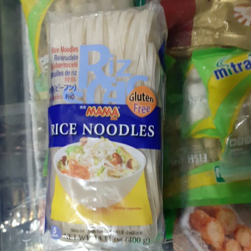 

Mama (Kwiteew)Rice Noodles 400gr Free Gluten