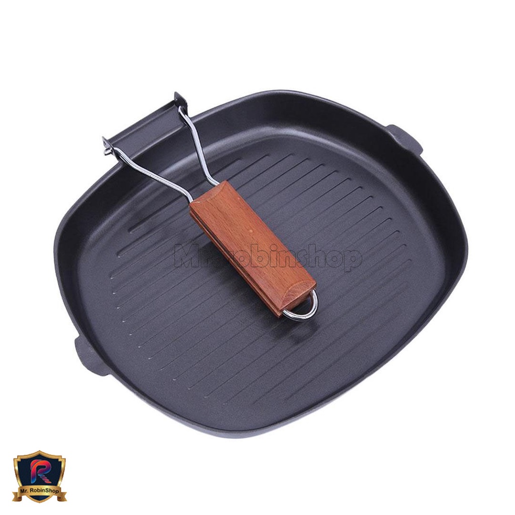 Square Grill Pan Lipat Anti Lengket / Grill Pan / anti lengket 20, 24, 28cm
