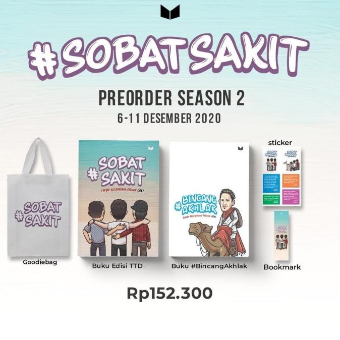 

[Paket Hemat] 2 Buku Bang Jek; Sobat Sakit & Bincang Akhlak