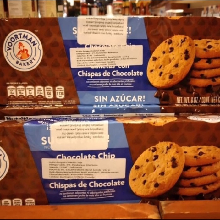 

Voortman bakery chocolate chips cookies 227gr