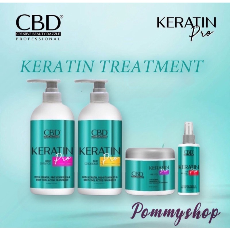 CBD Professional Keratin Pro Daily Shampoo | Daily Conditioner | Daily Hair Vitamin Spray | Daily Keratin Pro Mask