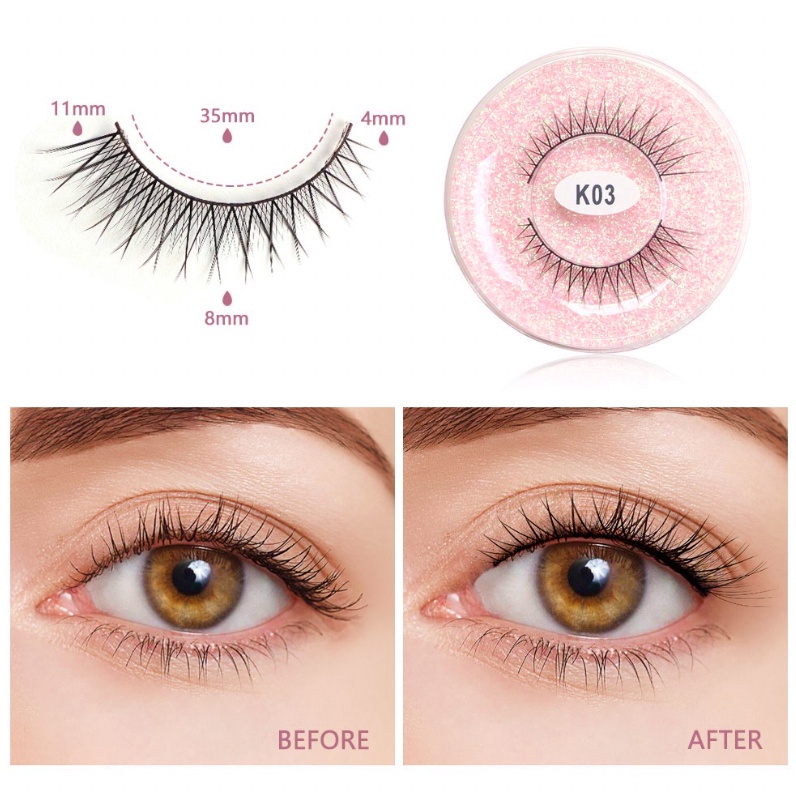 Eyelash Extention Maange 3D Ekstensi Eyelashes Alami  MAGEFY  XX092