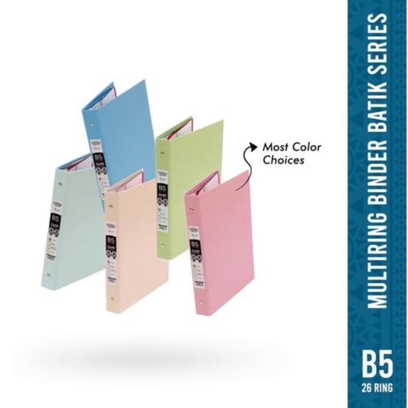 

BANTEX BINDER B5 26 RING WARNA PASTEL TERLARISS...,,,,,