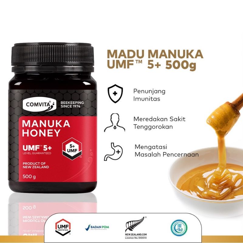 

Comvita Manuka Honey UMF 5+ 500gr Madu New Zealand