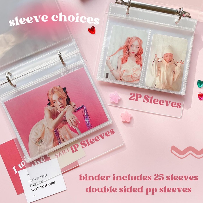 

BINDER PHOTOCARD HARD CASE 2 RING / ALBUM TEMPAT PENYIMPANAN PC