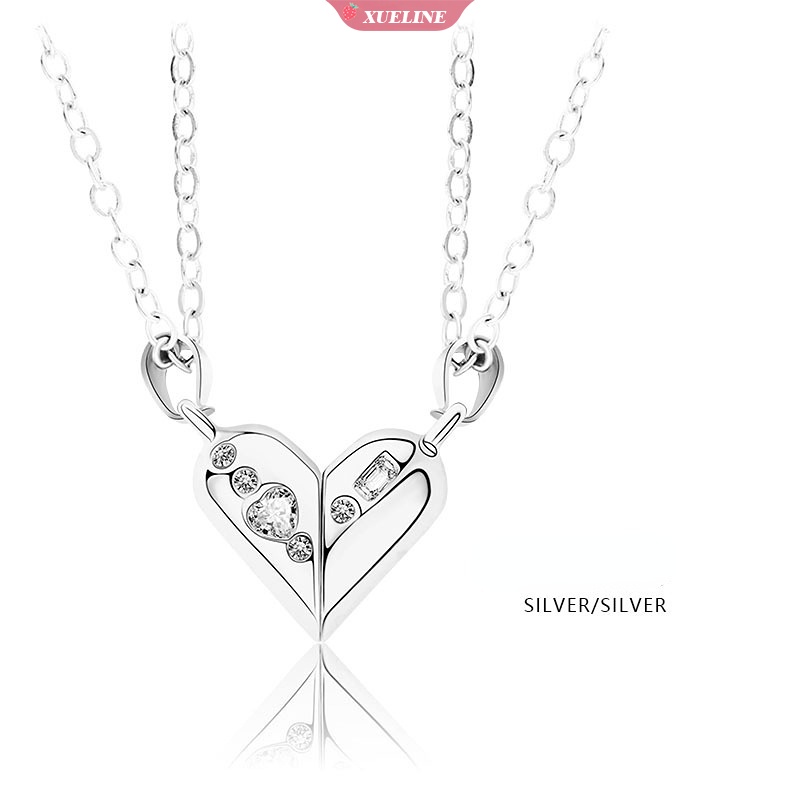 Fashion Cinta Kapsul Kapsul Pasangan patchwork Kalung Liontin Satu Hal Penggunaan Ganda Berputar Liontin Magnetik Perhiasan Hadiah Hari Valentine [ZXL]