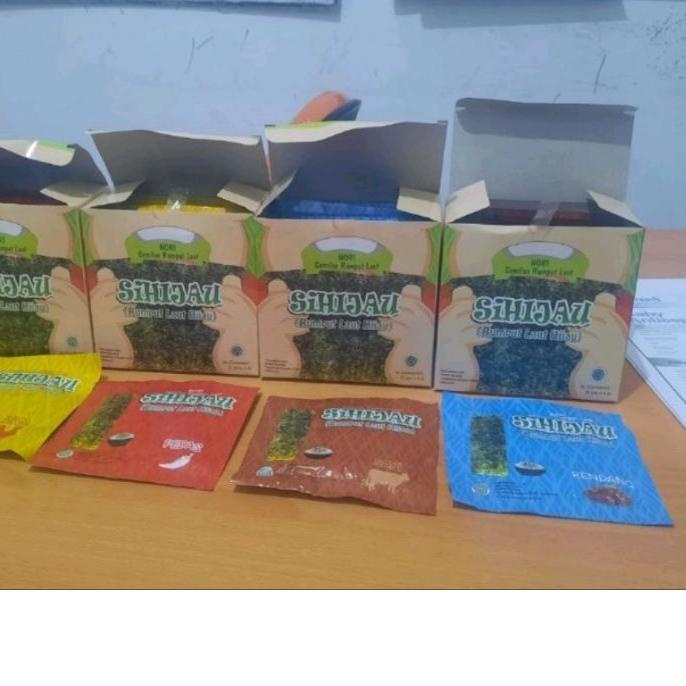 

Grosiran Murah NORI . Cemilan rumput laut .SI HIJAU seaweed Rumput laut Hijau isi 12 bks serbuuu !