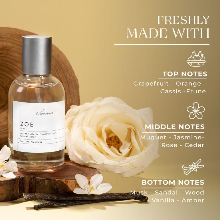 ☄ [BPOM] Body Parfume SummerScent 35ML (JA QUILINE READY) Eau De Toilette Unisex Wangi Elegant Halal