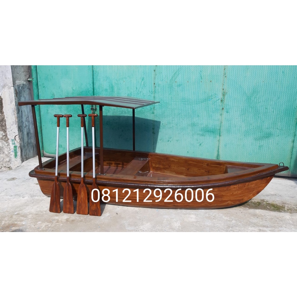 Perahu Sampan Fiberglass, Perahu Wisata, Perahu Fiber, Perahu Dayung