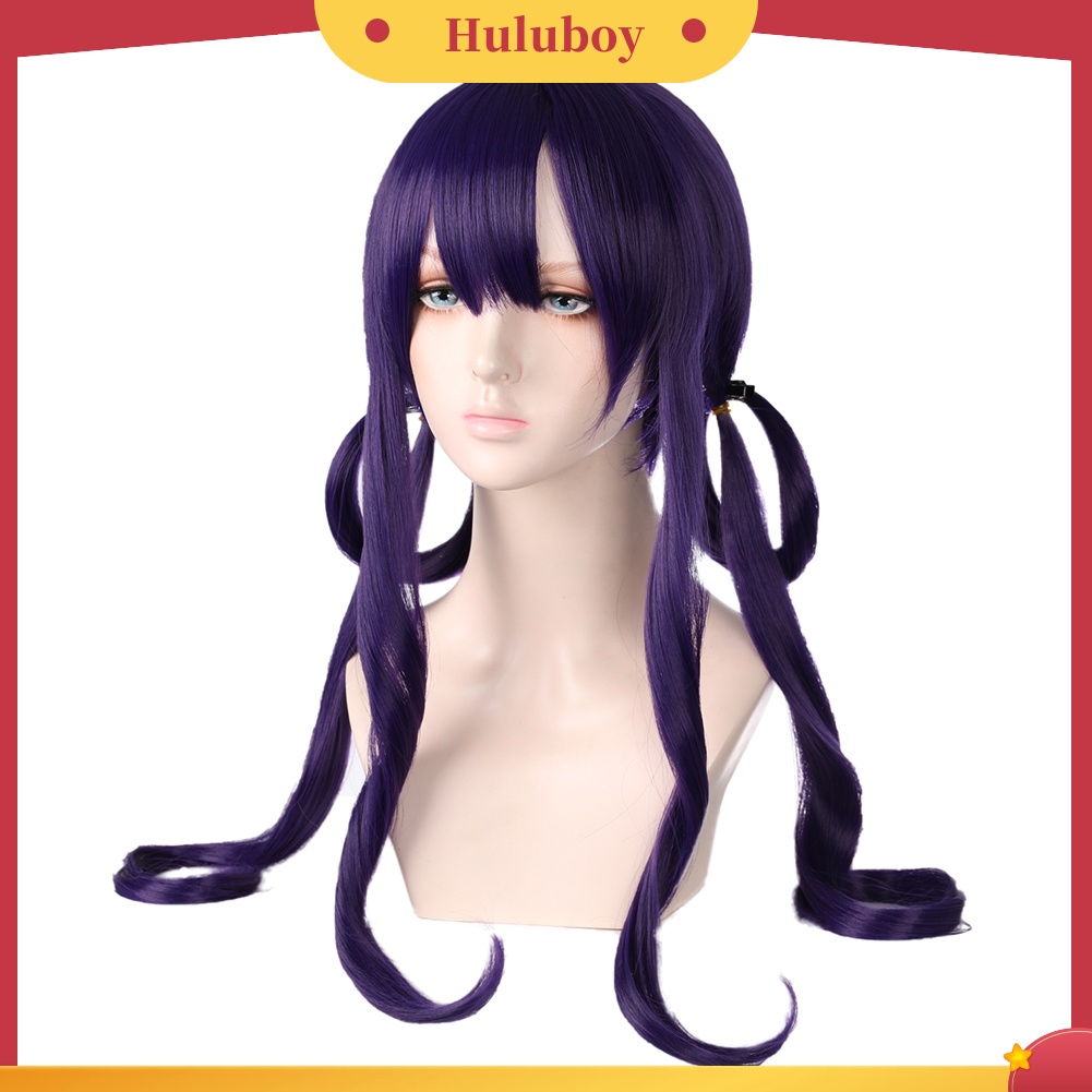 Wig Rambut Sintetis Model Panjang Keriting Untuk Wanita