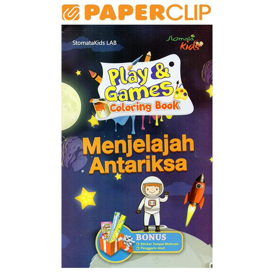 COLORING BOOKS PLAY & GAMES : MENJELAJAH ANTARIKSA