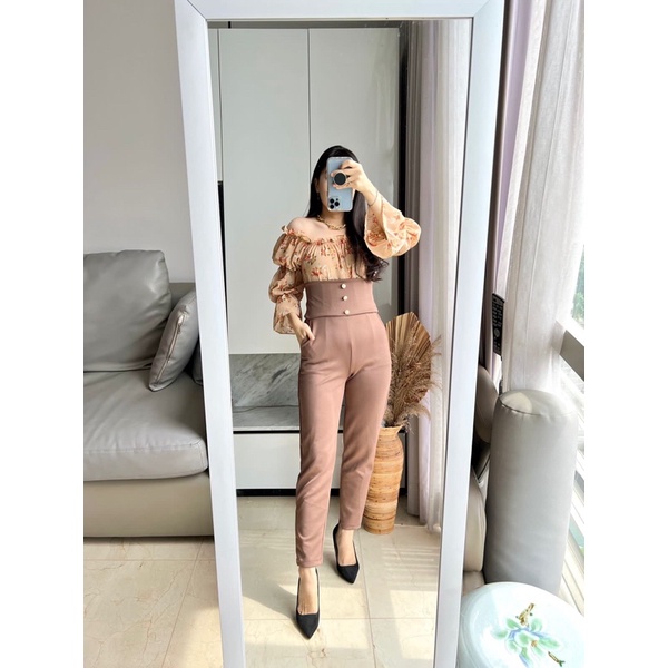 JUMPSUIT WANITA FASHION MV- 7066 /7879 IMPORT