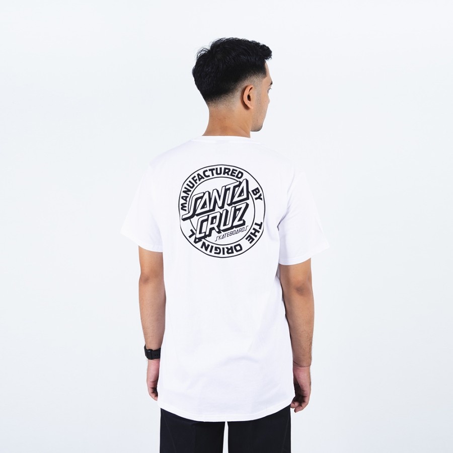 Santa Cruz MFG Dot White Tee