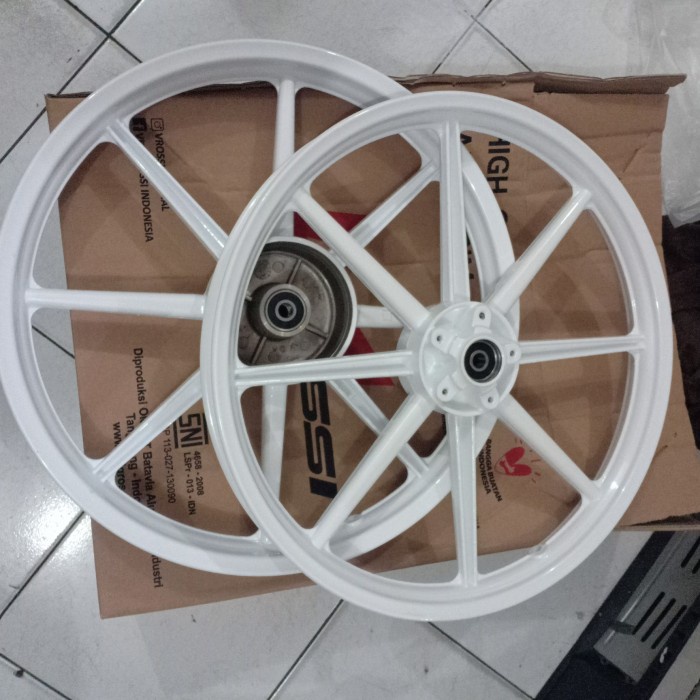 VELG RACING PALANG.8 LURUS ROSSI SUPRA X,SUPRA FIT LAMA LUBANG BAUT 5