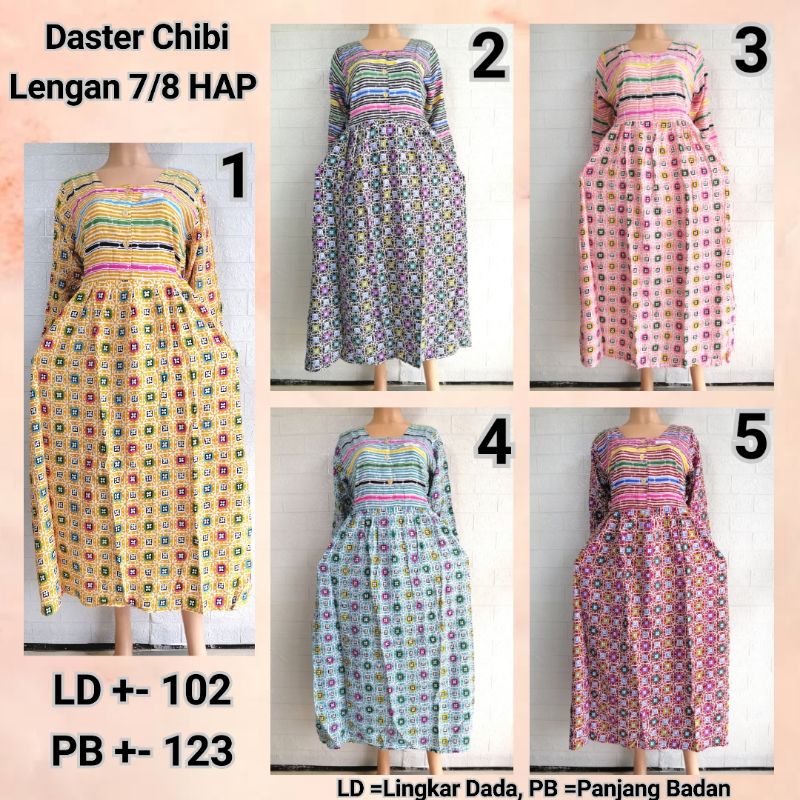 DASTER CHIBI LENGAN 7/8 HAP MODERN KEKINIAN BUSUI FRIENDLY ADEM DOGA + AFRK +BLKC