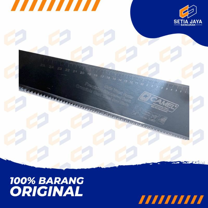 Gergaji Kayu / Hand Saw / Handsaw Camel Gagang Karet 18 Inch