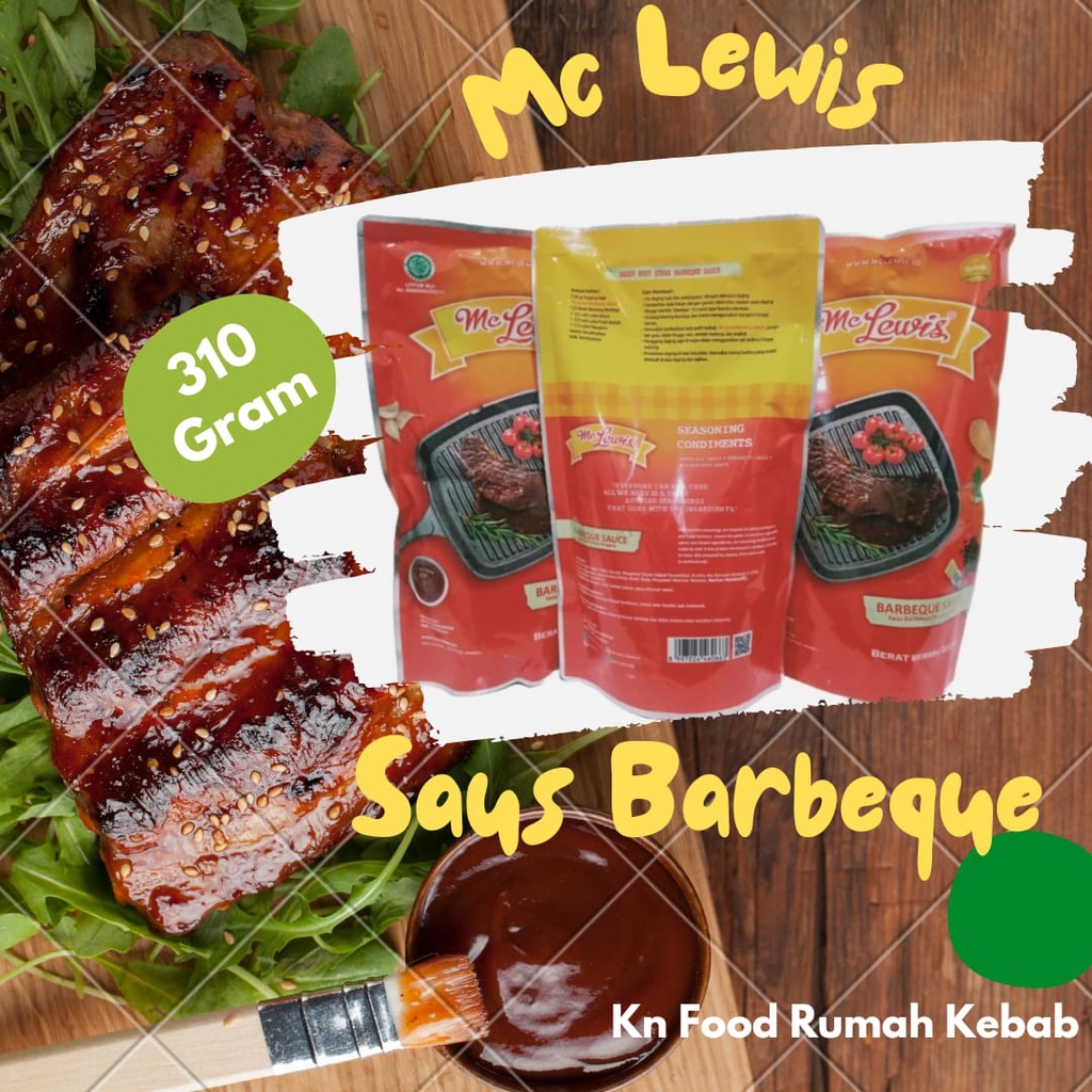 

Mc Lewis Barbeque Sauce 310g