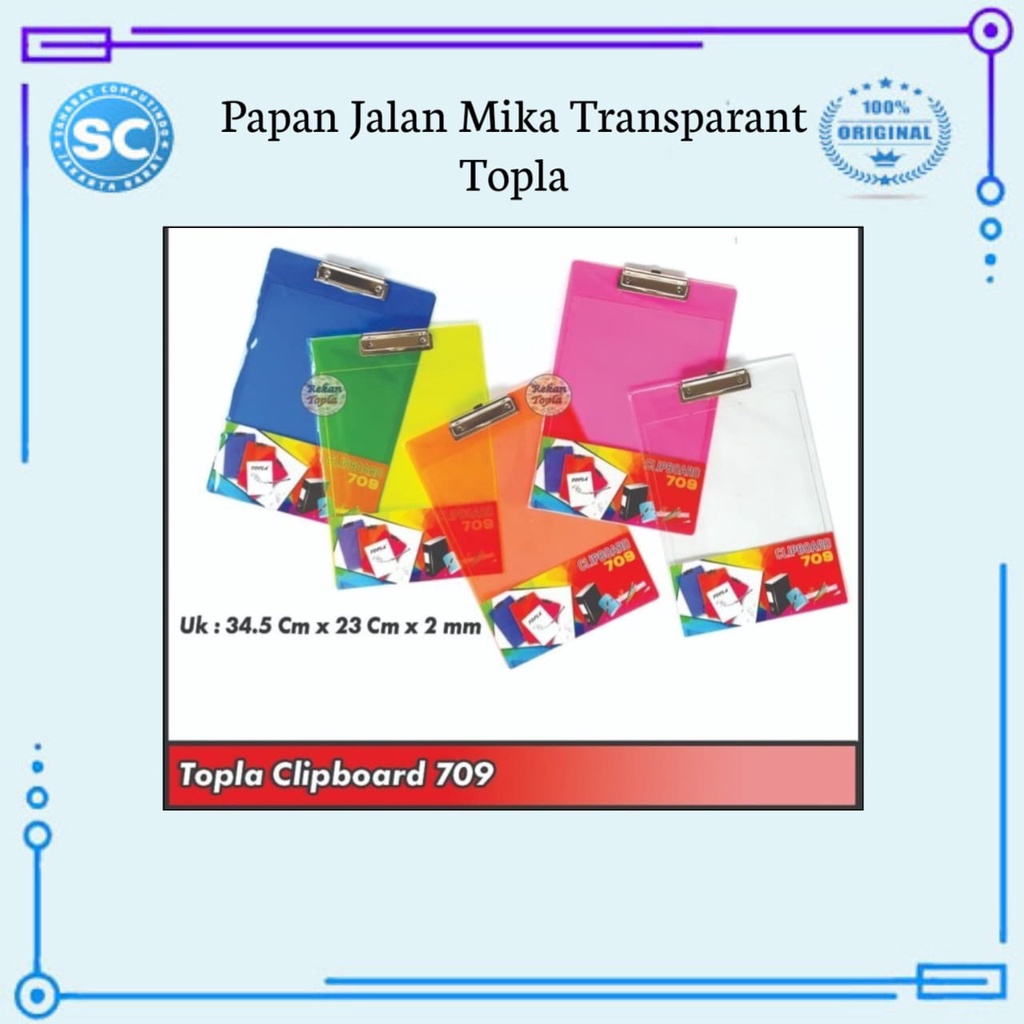 

Papan Jalan Mika Transparant Topla