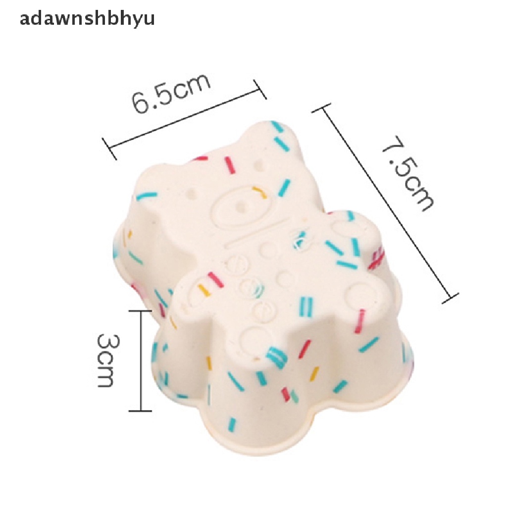 Adawnshbhyu 4Pcs Cupcake Cetakan Silikon Cup Cake DIY Decorag Bakeware Baking Tools ID