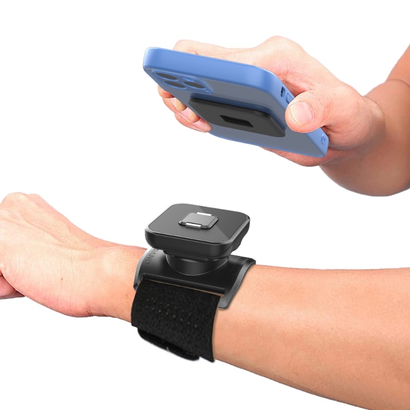 Zzz Removable Wristband Phone Holder Rotating Bracket Untuk Ponsel Lari Hiking Universal Olahraga-Armband Cycling Gym