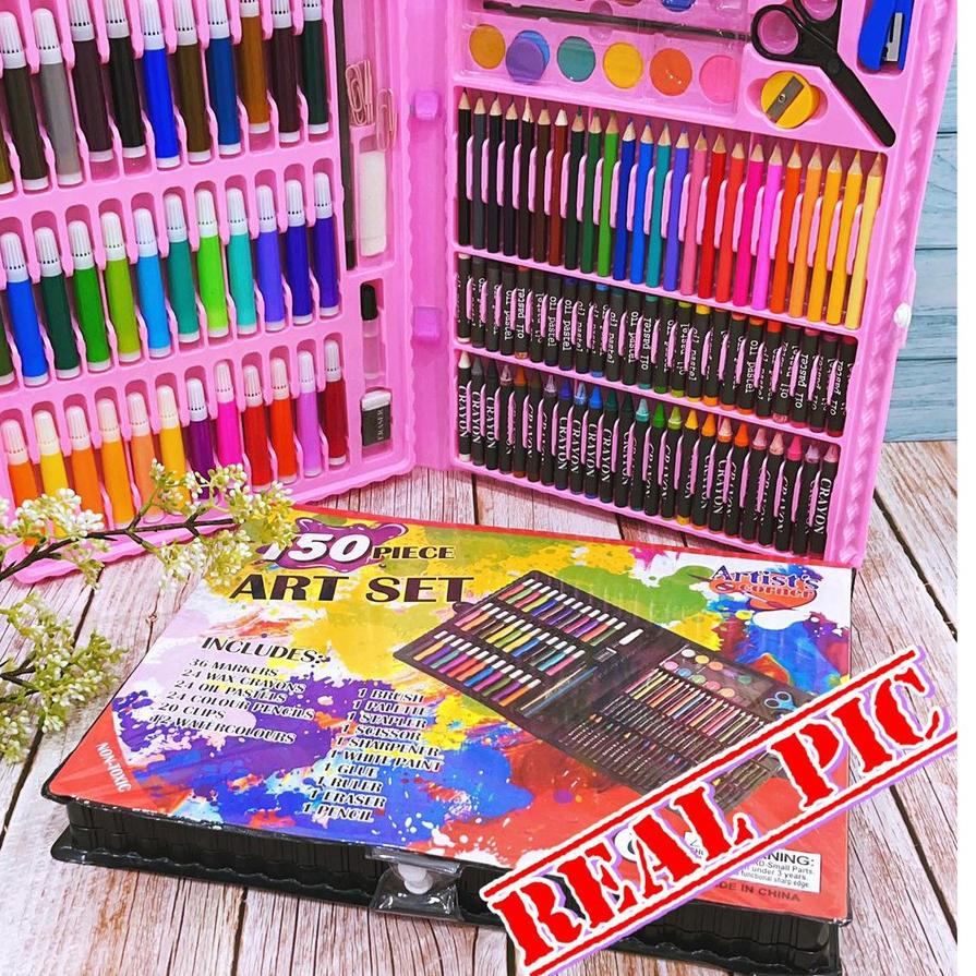 

Limited!! ⭐Dreamyhouse⭐150PCS Crayon Set Pensil Warna dan Alat Gambar / Alat Tulis & Lukis Menggambar Melukis 향