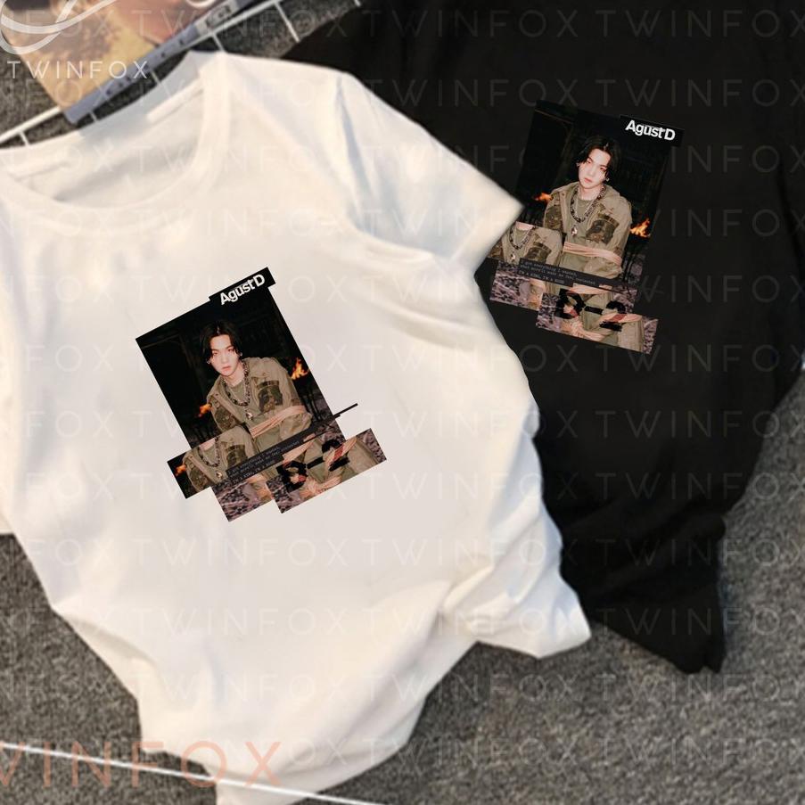 Kaos Kpop Unisex Suga Daechwita Photo