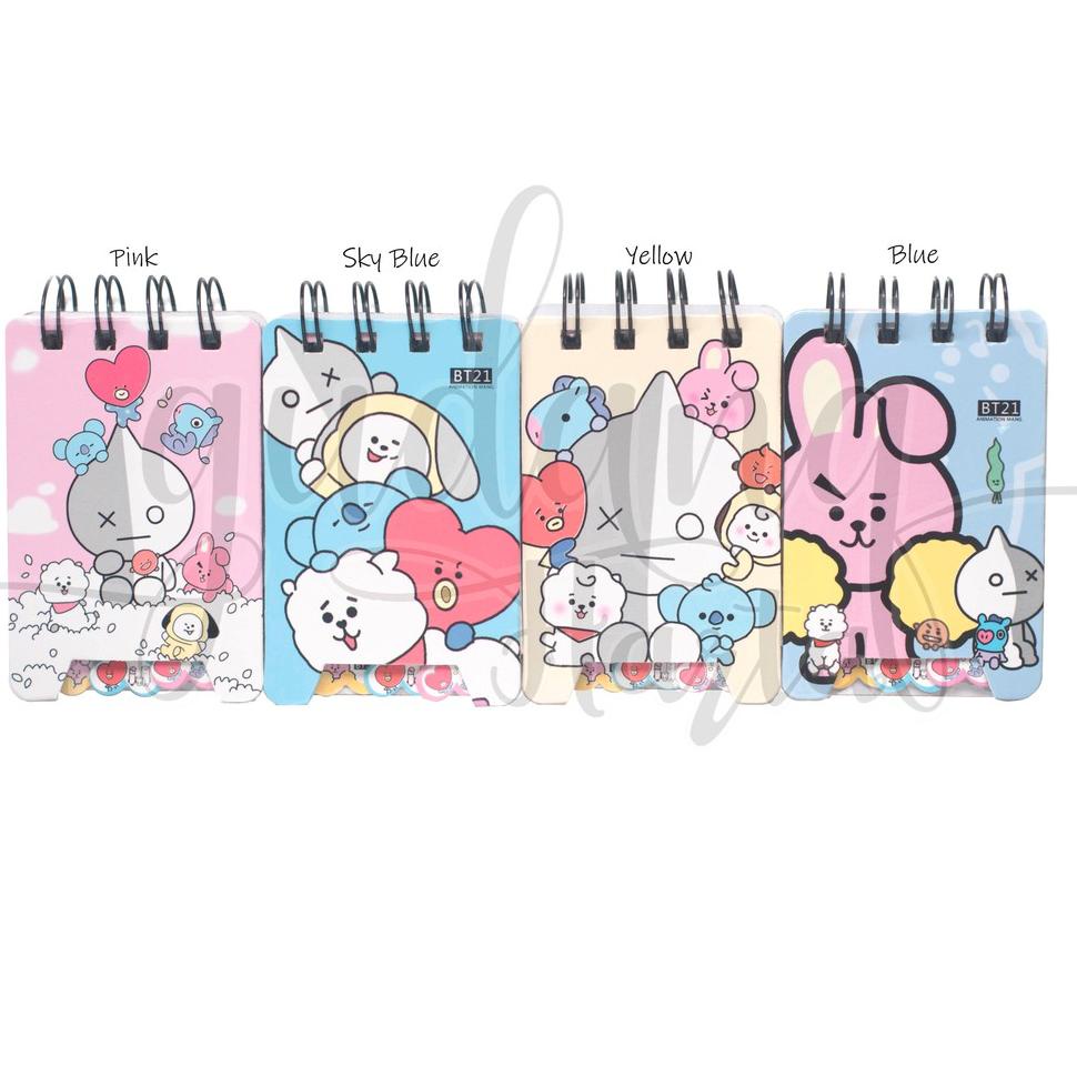 

❅ Notebook Mini Korea Boyband Mascot Buku Catatan Saku Lucu Unik Notes GH 308036 ざ