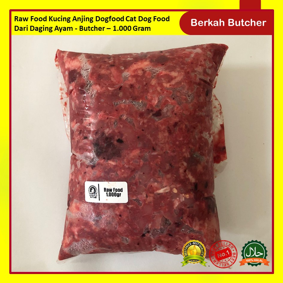 Raw Food Kucing Cat Food Dari Daging Ayam - Berkah Butcher