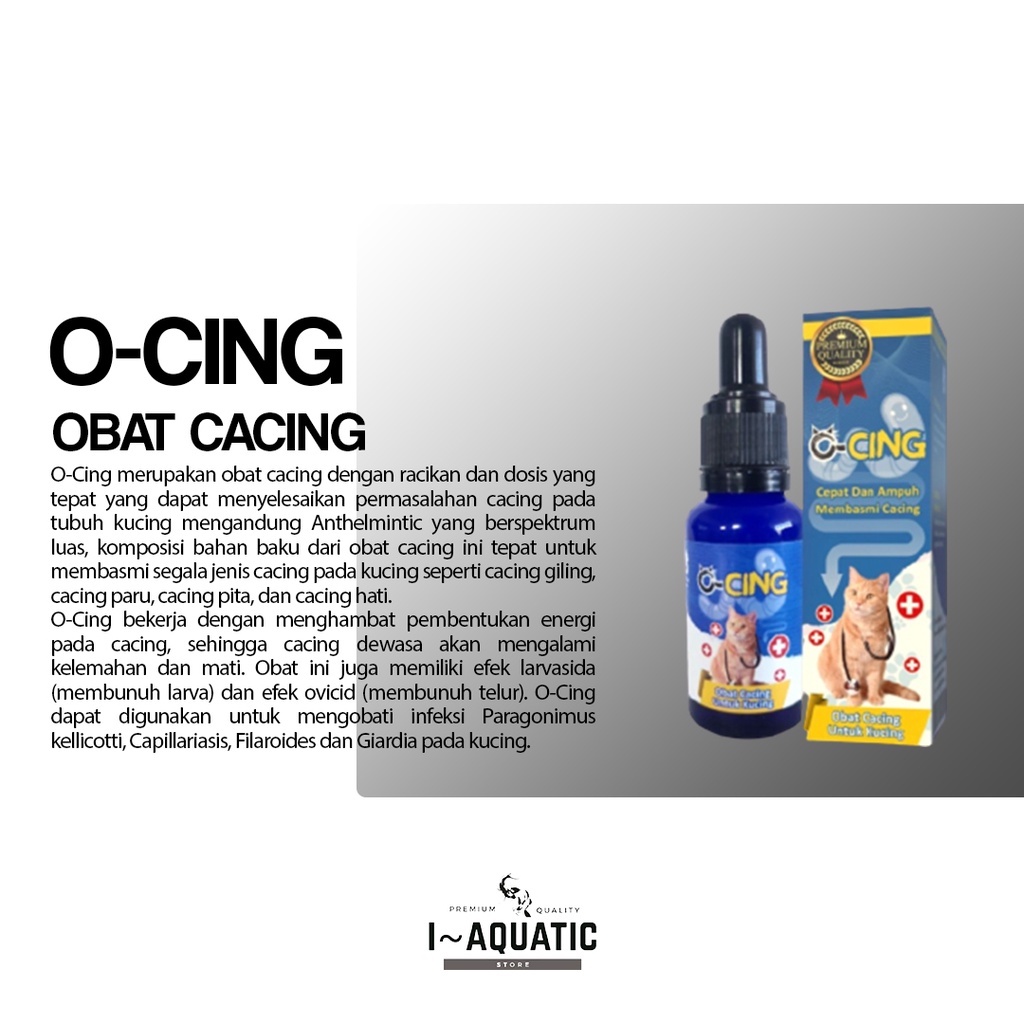 O-Cing Obat Cacing Untuk Kucing