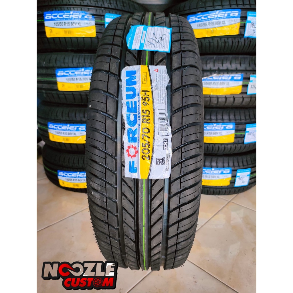 BAN MOBIL TIPE TERBARU MERK FORCEUM EXP 70 UKURAN 205 70 R15 BUKAN BAN DUNLOP