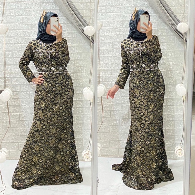 FLORISA LONG DRESS DUYUNG BROKAT