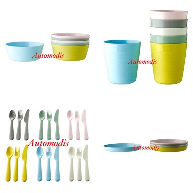 

BISA COD 1 set varian piring/mangkok/gelas/piring wwarna pastel random /klik per/variant isi 6pcs