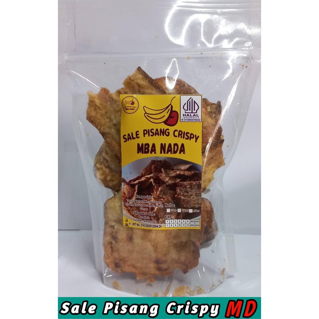 

Cemilan Keripik Sale Pisang Crispy oval Tanpa Bahan Pengawet Dan pemanis Buatan / Sale Pisang Crispy / Keripik Sale