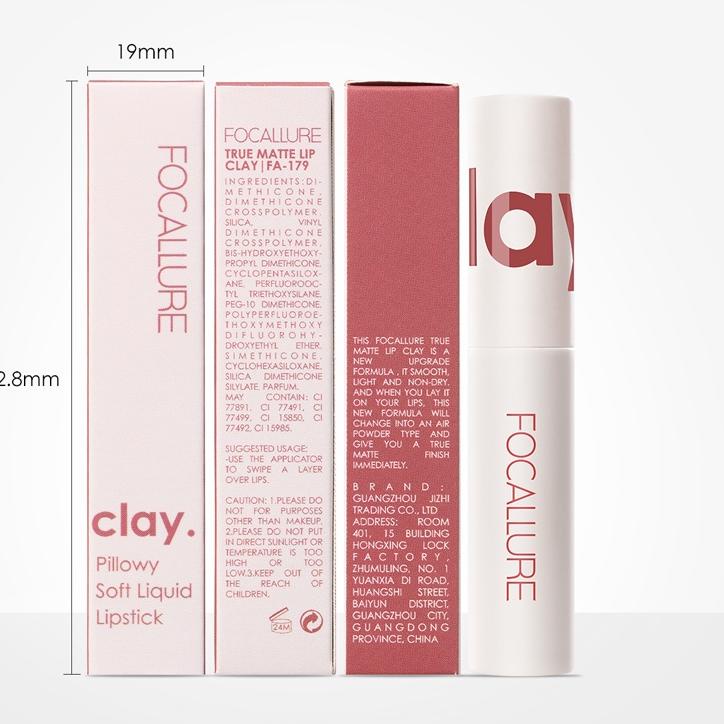 ⇗ Focallure True Matte Lip Clay Focallure Lipcream Focallure Lipstik Focallure Lipstick Focallure Li