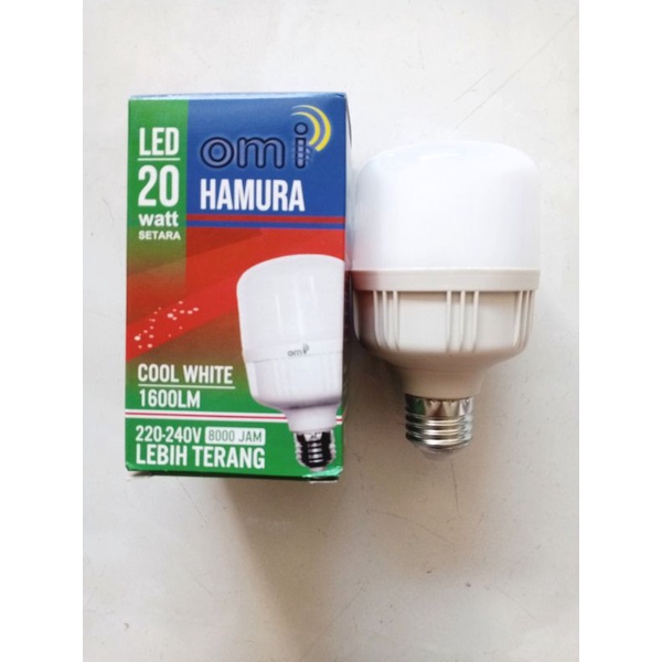 Bola lampu Bohlam Led 20 Watt model elegan Harga Ekonomis