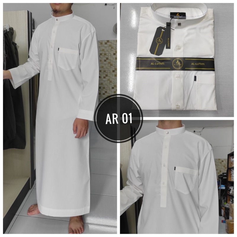 Jubah Katun Al Luthfi Remaja