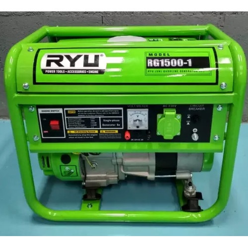 RYU Mesin Genset 1000 Watt RG 1500 - 1 / Gasoline Generator Set