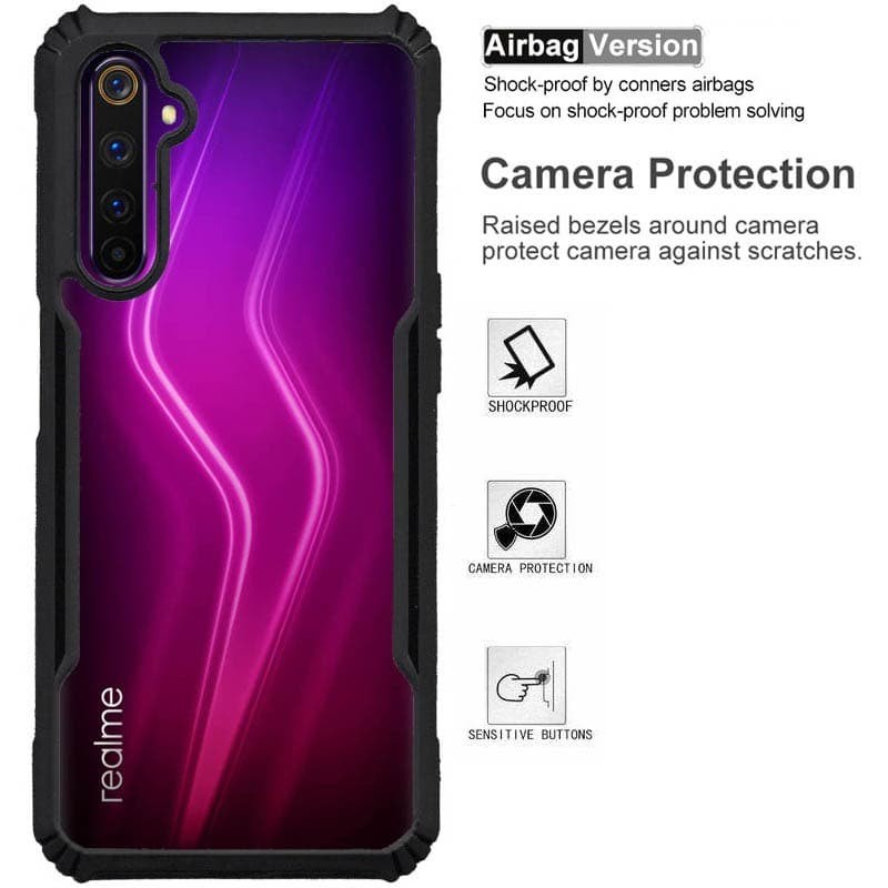 Realme 6 / Realme 6 Pro Cover Fushion Armor Case Hard Soft Case Casing Cover Softcase