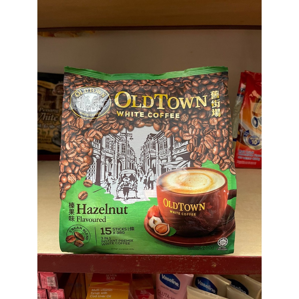

OLD TOWN White Coffee Hazelnut